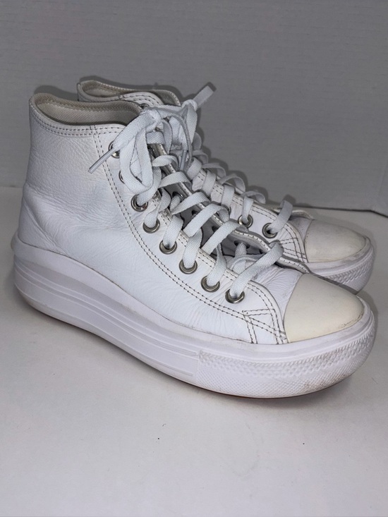 Converse Shoes - Converse White Women's High-Top Platform Sneakers